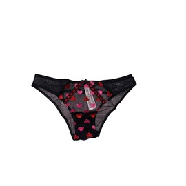 Victoria's Secret Heart Embroidery Cheekini/Cheeky Panty Multicolor New Medium