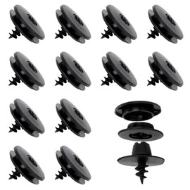 12 Pack Car Floor Mat Clip, Universal Mounting Buckle 3-in-1 Non-Slip Plastic Clips Set, Round Bracket for Fixing Clips, Car Floor Mats, Floor Mats, Car Carpet, Black