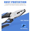 URASISTO 7-Inch Linesman Pliers with Rubber Grip Handle for Basic