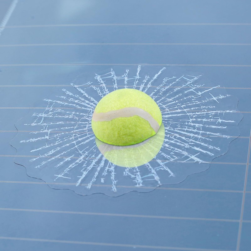 COGEEK 3D Prank Tricky Broken Glass Sticker Car Window Ball