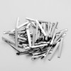 wynameleri Silver Hair Clips DIY Metal French Barrette Single Prong