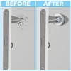 Pangda Concave Wall Door Bumper Stop Silver Stainless Steel Wall