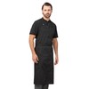 Chef Works Unisex Brio Chef's Bib Apron, Black, One Size