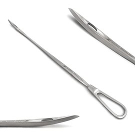 zikimed Prolapse Suture Needle Stainless Steel Overall Length 8"