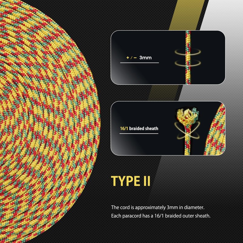 Abma Cord Vietnam Veteran Paracord 425 lbs 3 mm 100%