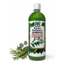 Shampoo Rejuvenecedor Romero Y Eucalipto 1lt Baño Botánico