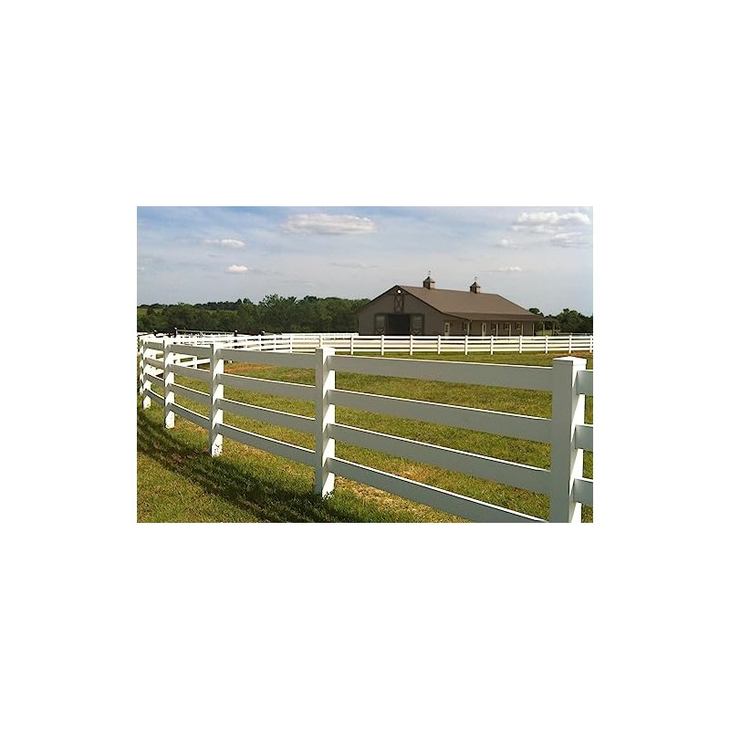 Vinyl Fence Warehouse - 4 Rail Vinyl Ranch Post &