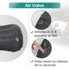 C·WILDYFIELD Inflatable Camping Pillow, Camping Pillow Lightweight Black, Inflatable Pillow