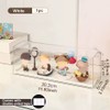 Clear Stackable Doll Display Case, Dustproof Plastic Storage Box for