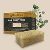 Nature's Golden Skin Bar Soap Trio for Body, Face, &