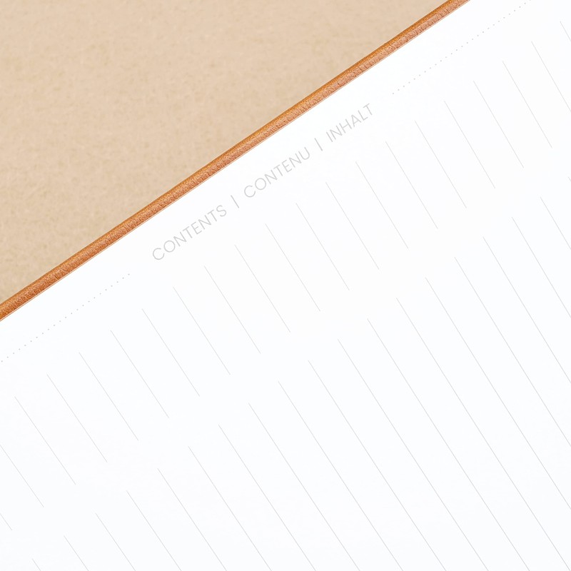 Tabitha Wilde A5 (ish) Hardback Notebook Dotted Paper, Numbered Pages