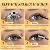 QUEWEL Cluster Lashes, 6 Styles, Pack of 600, Individual Eyelashes,