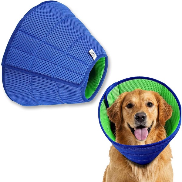 BQFLY Soft Dog Cone Collar Alternative, Comfortable Cones for Large
