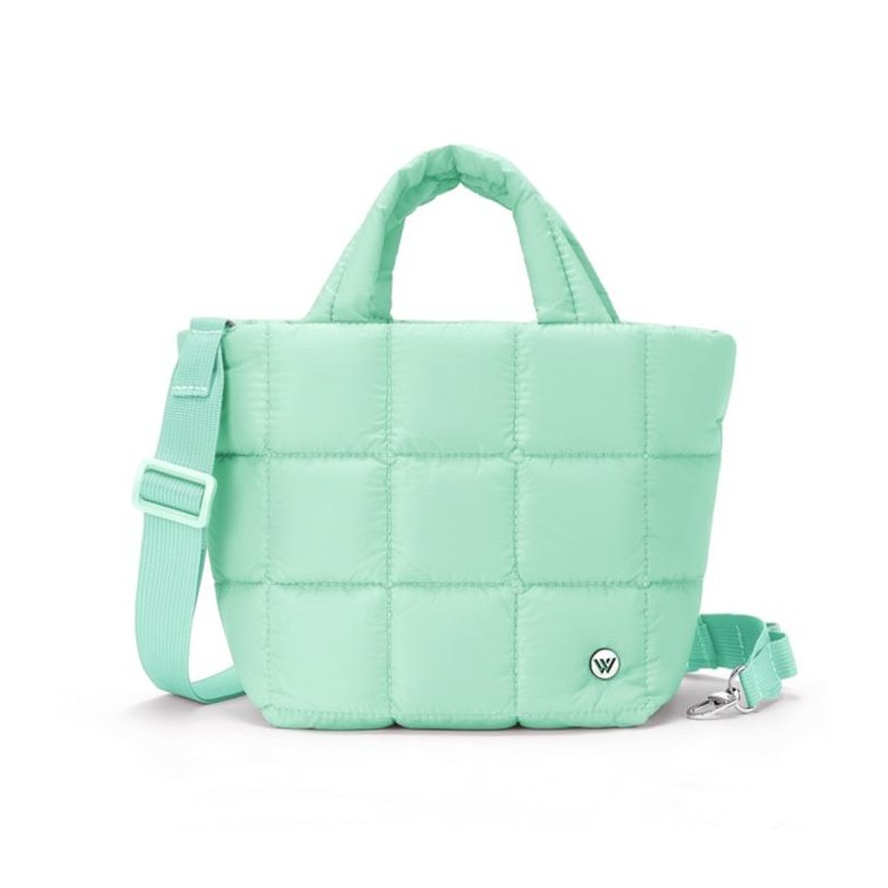 WESTBRONCO [Mother's Day] 【Small】Women Puffer Tote Quilted Crossbody Bag Purse