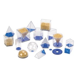 EAI Education GeoModel® Relational Geometric Solids: 5cm - Set of 17