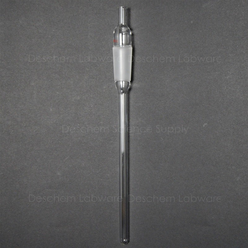 Deschem 200mm,24/40,Glass Thermometer Adapter,Lab Thermometry Tube,with Narrow Mouth