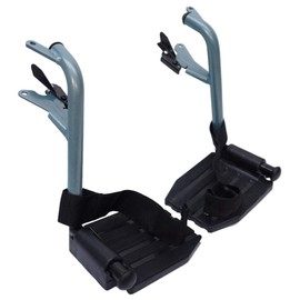 Escape Lite Wheelchair - Transit - Silver/Blue - Replacement Footrests