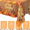 Thanksgiving Tablecloth Plastic, 2 Pack 54 x 108 Inch Fall