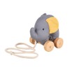 Tikiri Organic Fabric Elephant Pull Toy