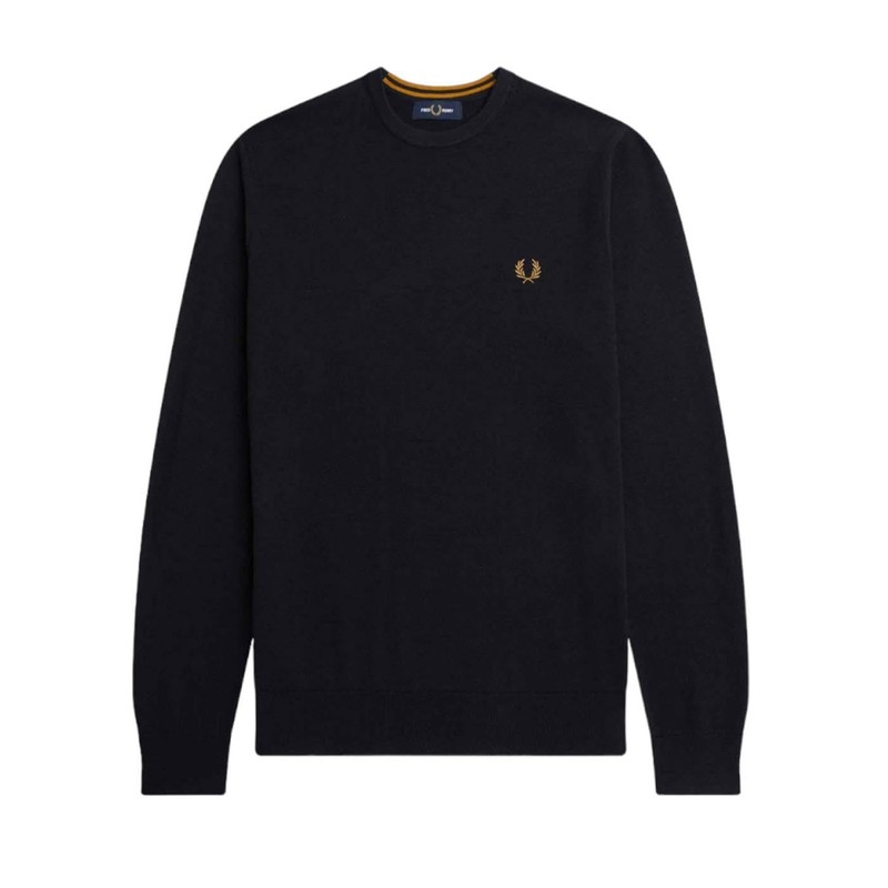 MAGLIONE GIROCOLLO UOMO FRED PERRY NAVY