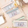 4Pcs Money Bags with Zipper - Durable Money Saving Wallet