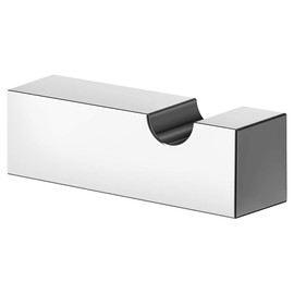 Keuco Metal Towel Hook High Gloss Chrome Bathroom Guest Toilet Modern Wall Hook for Towels and Robes Edition 90 Square