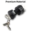 WHITE HAND Golf Cart Ignition Switch with 2 Keys 4