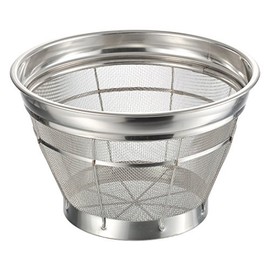 Honma Fuyuji Kogyo AKM03035 Deep Rice Strainer, 13.8 inches (35 cm) (8 L) Stainless Steel, Japan