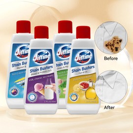 4 Pack 50ML 1.7 Fl Oz Stain Remover Clean Up Combo Set Spot for Various cosmetics,Fat &Oil,Marker & Ink,Blood & Protein