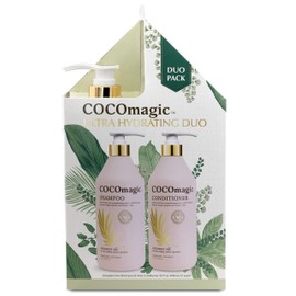 CocoMagic Shampoo and Conditioner Duo - Infused with Coconut Oil & Botanical Extracts - Deeply Hydrates and Restores Shine (32 oz)