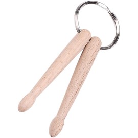 Gryshanyun ​Mini Drum Sticks Keychain, Portable Wooden Drumstick Keyrings, Lightweight Practice Drum Accessories for Backpacks, Christmas Decor and Music Lovers
