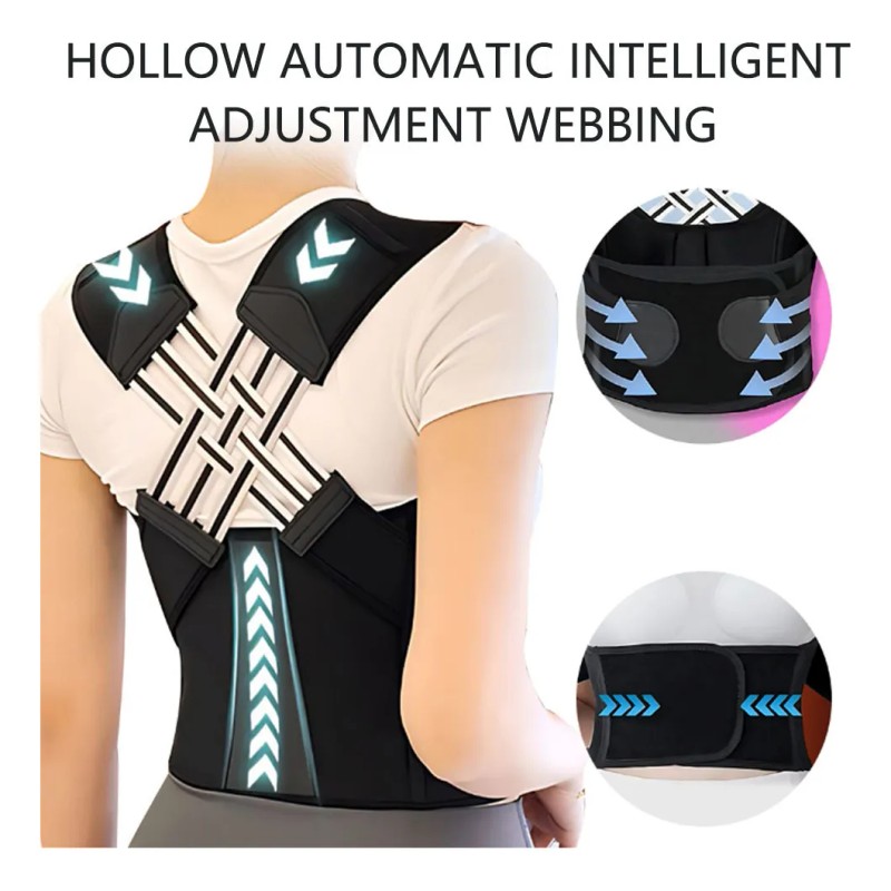 Chaleco Corrector De Postura Ortopédico Faja Lumbar Unisex