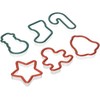 Christmas Shapes Plastic Cookie Cutters, 6-pc. Sets