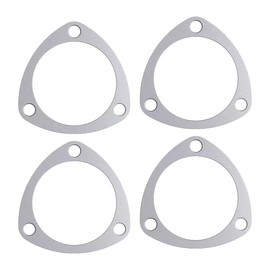 8002 Universal Exhaust Gasket – 3" Pipe, 3-Bolt Flange, Set of 4