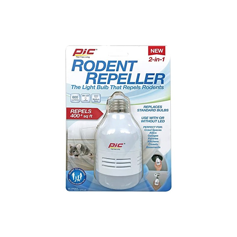 PIC Rodent Repeller LED Bulb (PCOLEDRR)(LED-RR)