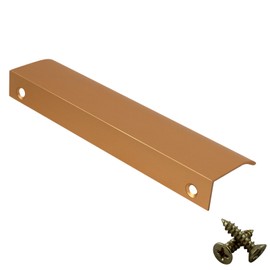 M4TEC Bar Kitchen Cabinet Door Handles Cupboards Drawers Bedroom Furniture Concealed Finger Edge Pull Handle Copper. VD3 Series: 64 mm Pack of 10