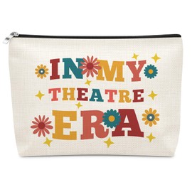Theater makeup bag Theatre Drama Gift for Women Theaters Lovers Gift for daughter sister bestie cosmetic bag Appreciation Gifts for Dramatist Birthday Christmas Gifts toiletry pouch