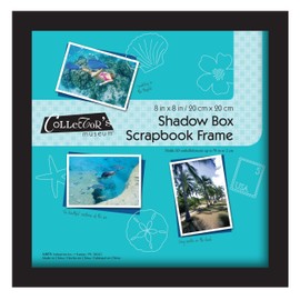MCS 8x8 Inch Scrapbook Shadowbox Frame, Black (40393)