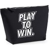 Hippowarehouse Play to win printed make up cosmetic wash bag