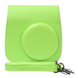 Fuji Instax Mini 9 Instant Camera Lime Green with Custom Case + Film Value Pack (50 Sheets) Flamingo Designer Photo Album for Fuji instax Mini 9 Photos