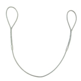 Made In Nikko Leash JIS W Sling 玉掛 Wire (without safety Spiny) 6mmx3 m