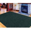 Ambiant Pet Friendly Solid Color Area Rug Forest Green, 1.5'