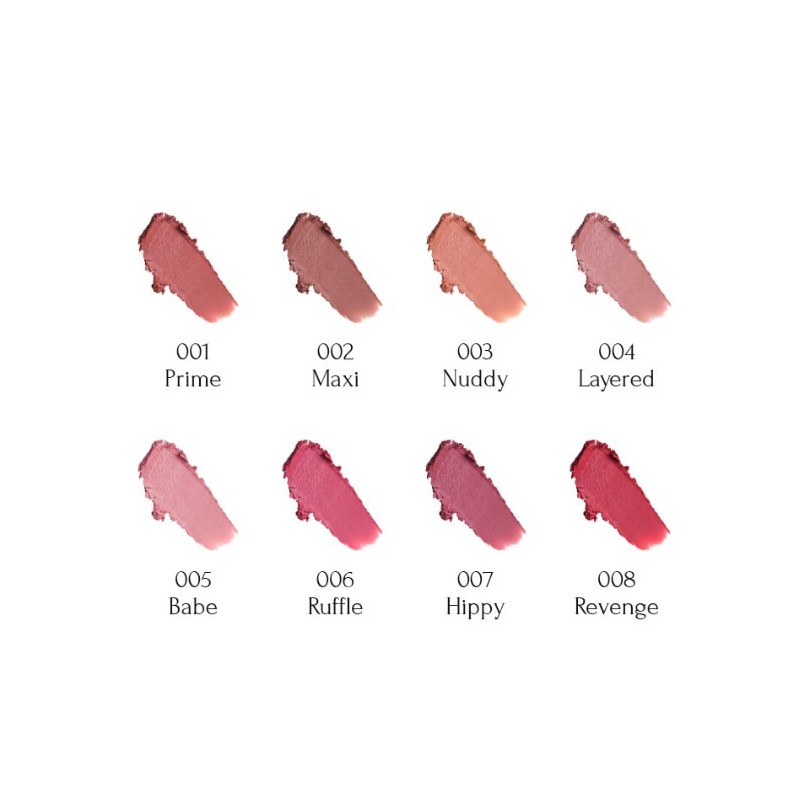 MUZIGAE MANSION Moodwear Blur Lipstick Set 2items, Color:003 Nuddy