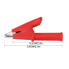 Crocodile Alligator Folder Safety Test Clips 10 Pieces/Set P2002 20A 5 Colours 4 mm Banana Jack Crocodile Safety Test Clip for Multimeter 380 V