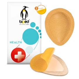 1 Pair Metatarsus Pads Leather Truss pad z. paste Droplet Form Size 36-45 z1781 - White, 43-45 EU