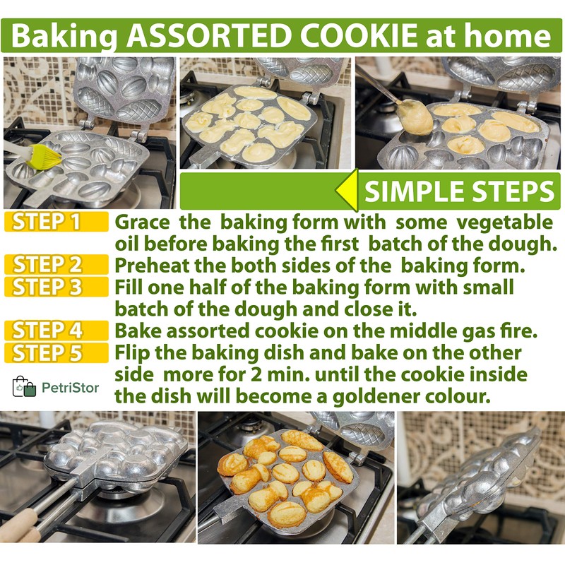 11 Cookie Assorted cookies without filling Aluminum Marker Cookies Pastry