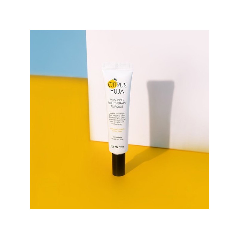 Farm Stay 팜스테이 시트러스 유자 바이탈라이징 리치 테라피 앰플 30ml