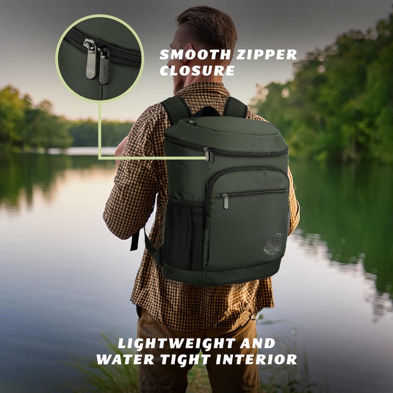 Mossy Oak MLF Fishing Cooler Backpack - Major League Insulated