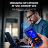 KENMIC Rechargeable EMF Meter, Handheld Electromagnetic Field Detector with Digital