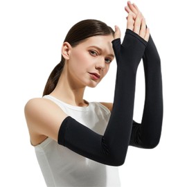 DEWEL, Arm Cover, UV Protection, Arm Guard, Cool to Contact, UPF50, 99.9% UV Protection, Long Length, Sunburn Protection, Cool, UV Protection, Sweat Absorbent, Quick Drying, Antibacterial, Odor